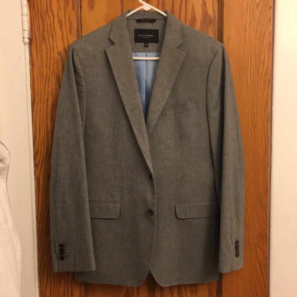 Banana Republic Grey Blazer 38R